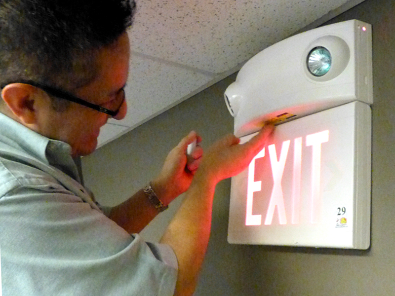 Emergency Exit Light Inspection and Installation, Chicago, Aurora