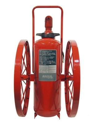 RED LINE Wheeled Fire Extinguisher CR-LR-I-K-150-C