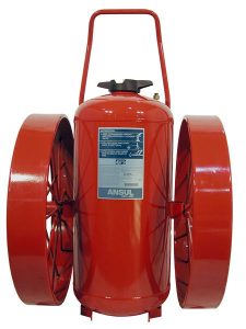 RED LINE Wheeled Fire Extinguisher CR-I-K-350-D