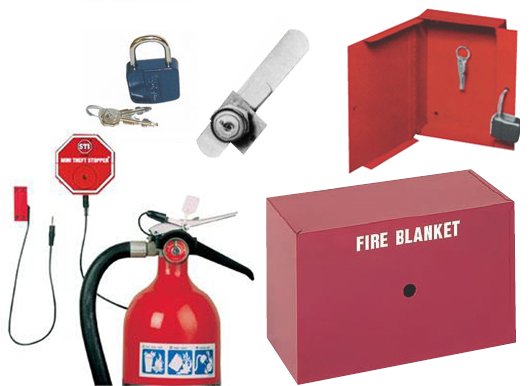 Fire Blanket Cabinet and Accessories Group