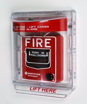 NOTIFIER NBG-12LX Fire Alarm Pull Station used 