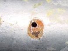 Sprinkler Corrosion Pinhole Leak