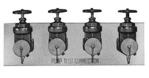 Four-Way Flush Fire Pump Test Connections 5864