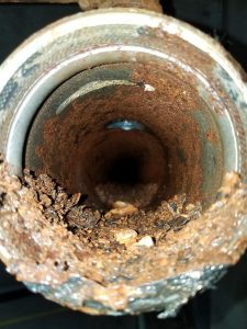 Corrosion in Dry Fire Sprinkler Pipe