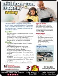 Lithium-Ion Battery Safety (NFPA)